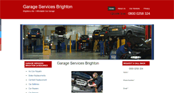 Desktop Screenshot of garage-brighton.co.uk